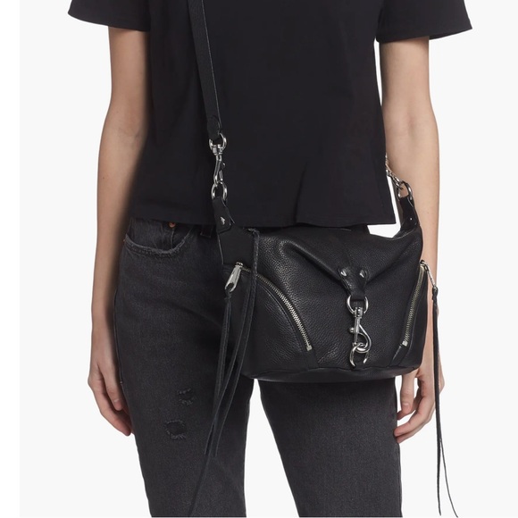 Rebecca minkoff small Julian leather crossbody bag - Picture 1 of 7
